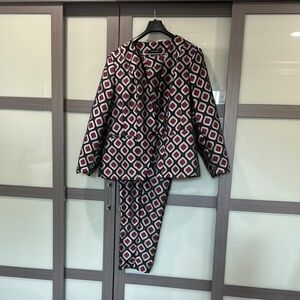 Geometric Patterned Suit Set